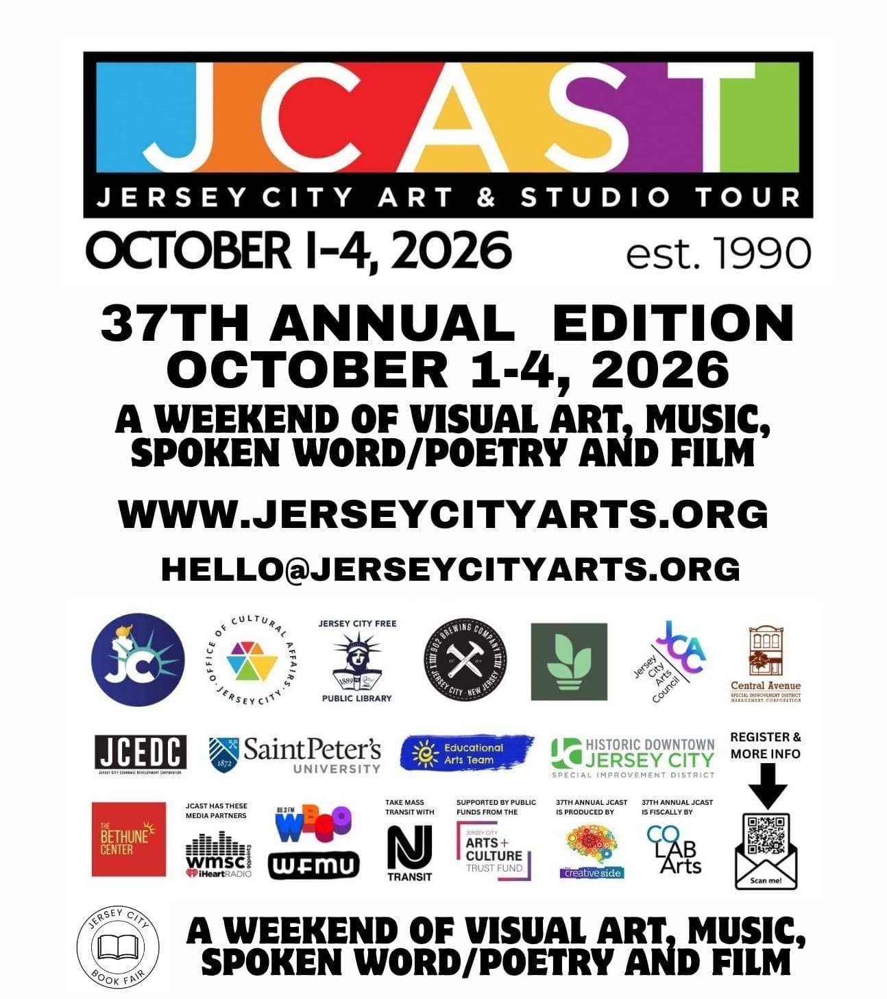 2026 Jersey City Art & Studio Tour (JCAST)