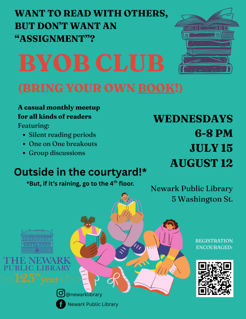 Bring Your Own Book – Book Club