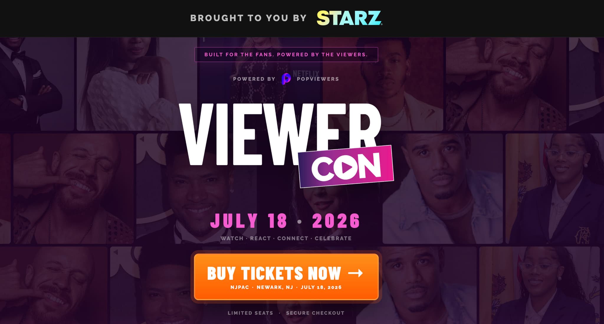 Presented by STARZ – ViewerCon.