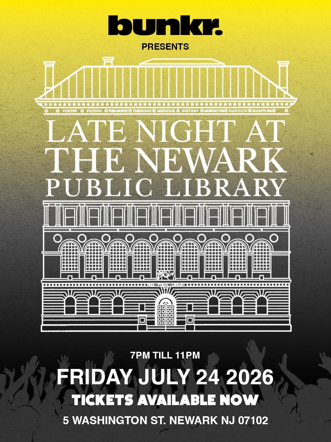 Late Night at The Newark Public Library