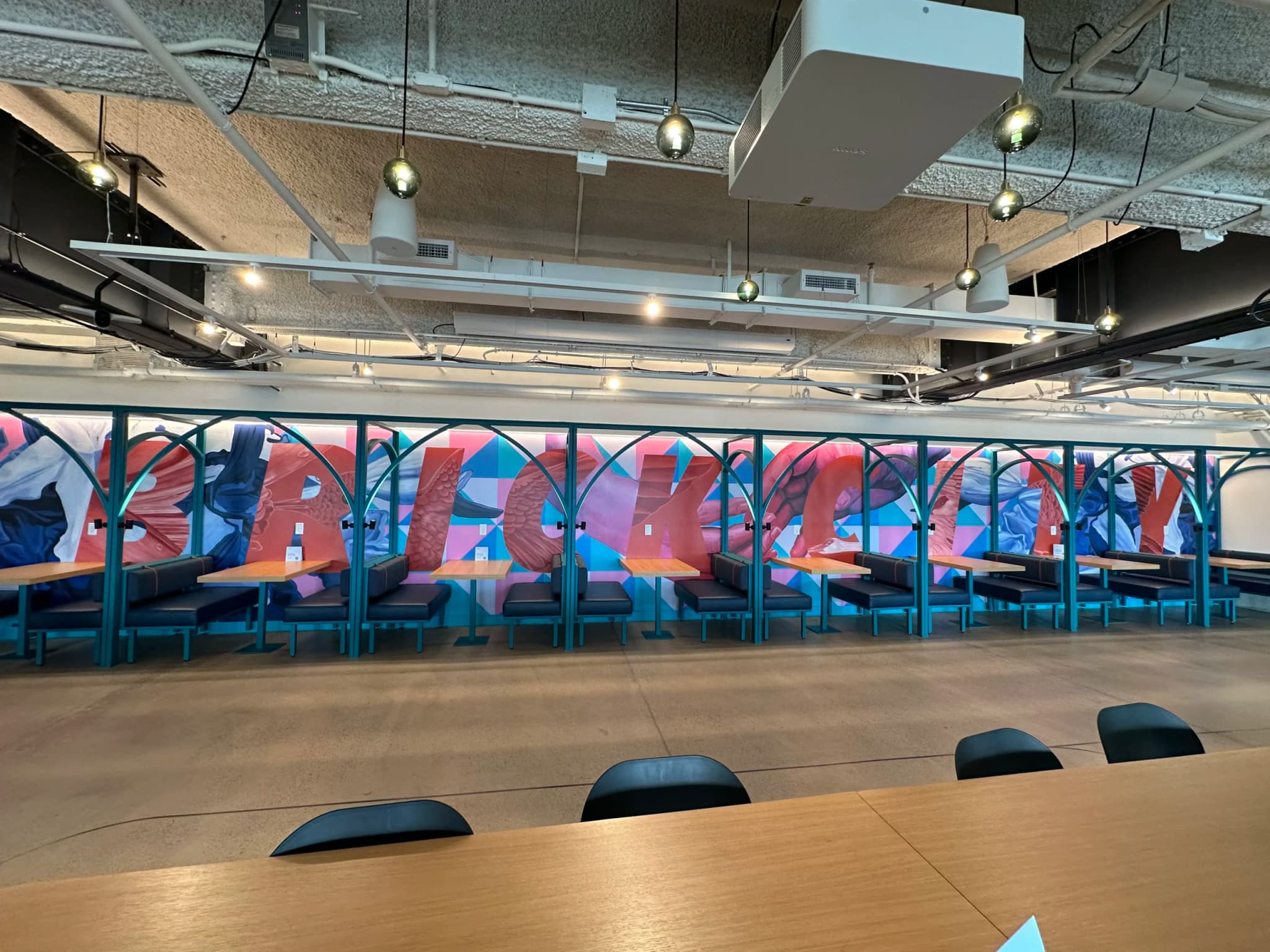 Gera & Werc's Brick City mural for McKinsey & Co. office
