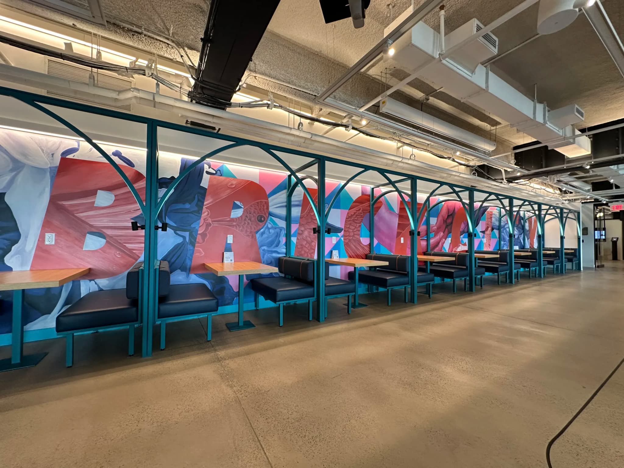 Gera & Werc's Brick City mural for McKinsey & Co. office