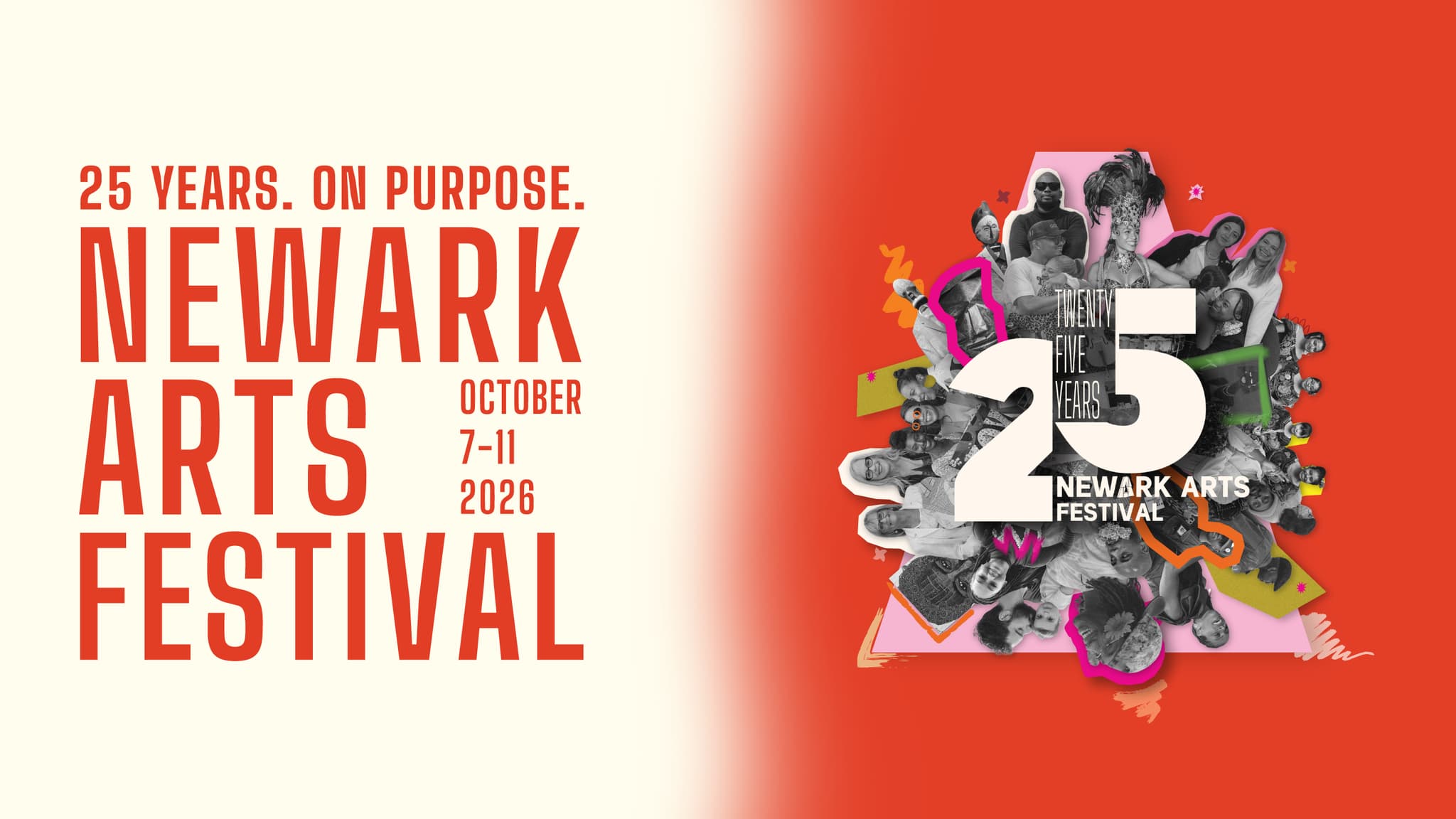 Newark Arts Festival 2026: 25 Years. On Purpose.